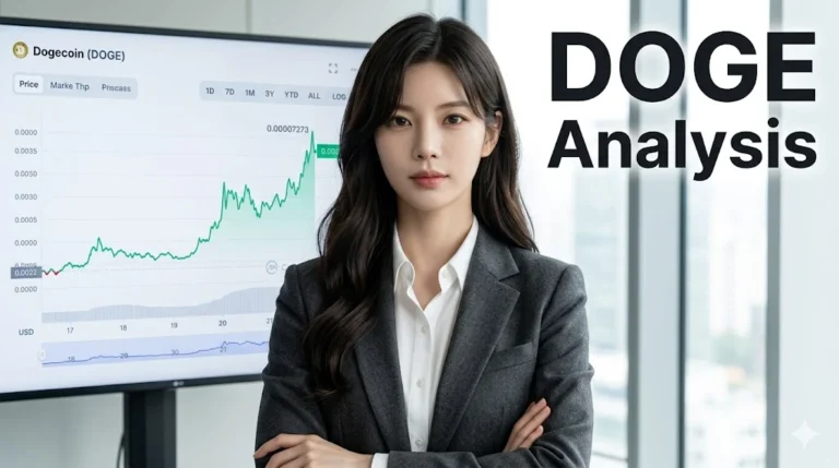 도지코인(DOGE) 0.109 달러 지지선 분석: 스마트머니의 물량 흡수인가, 폭락 전조인가?
