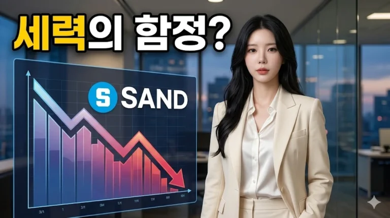 끝없이 추락하던 샌드박스, 이 반등은 진짜일까? 지금 진입해도 되는지 AI가 분석합니다.